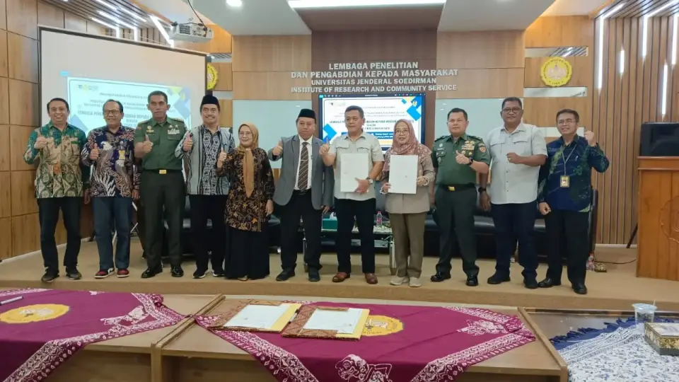 UNSOED-PT Bhakti Tidar Sembilan Satu Tandatangani Perjanjian Kerja Sama