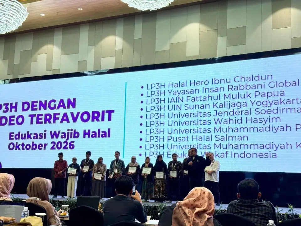 Halal Center Unsoed Raih Penghargaan di Rakornas LPPH