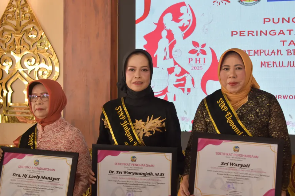 Dosen Unsoed Raih Penghargaan SIAP Kabupaten Banyumas Tahun 2025