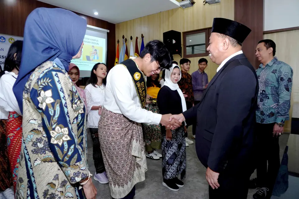 Rektor UNSOED Lantik 21 Mahasiswa Duta Anti Kekerasan Seksual